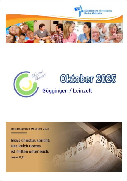 Monatsprogramm Oktober 2025