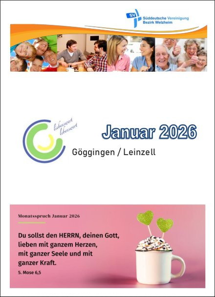 monthly program 2026 January - German