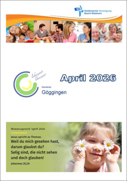 Monatsprogramm April 2026